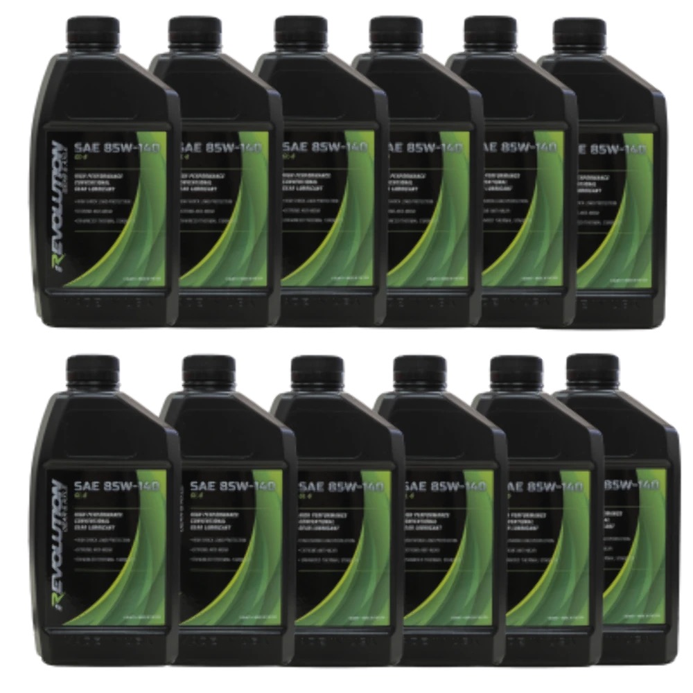 Revolution Gear Oil 85W-140, Case 12 Quarts (image for) Revolution Gear Oil 85W-140, Case 12 Quarts