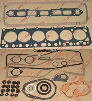 (image for) Engine Overhaul Gasket Kit 75-80 2F One piece Pan Gasket