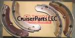 Drum Brake Shoe Kit 40 & 45 3" NON USA 76-84 style