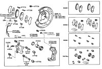 Rear Disc Brake Caliper & Pads