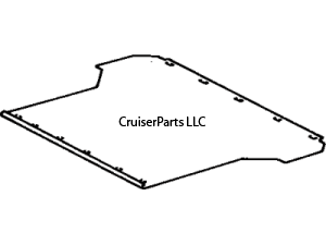Cargo Area Carpet Grey W/3rd Row 95-97