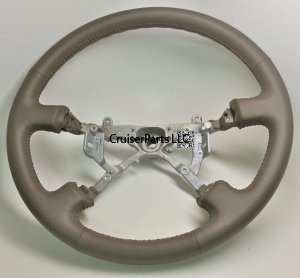 Leather Steering Wheel Gray 100 Series 1998-2002