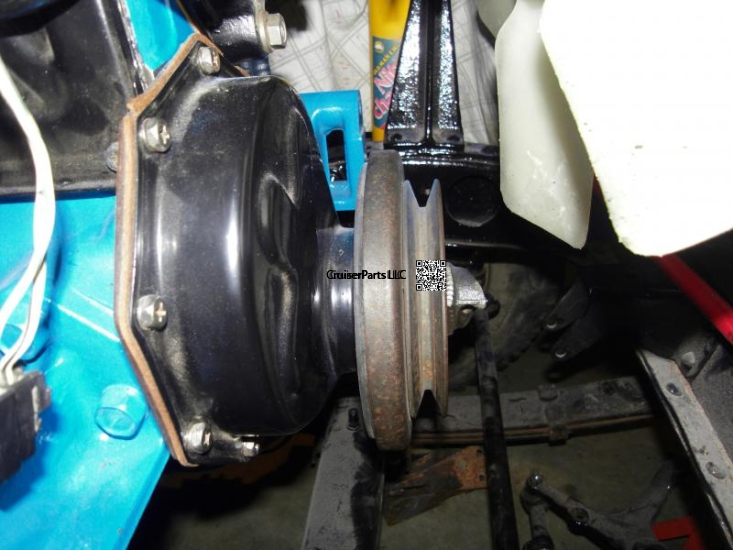 Single Groove Crankshaft Pulley for early-8/1969 F Engine