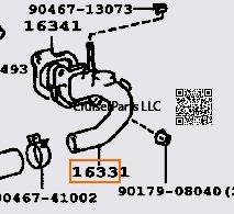 Water Outlet 1FZ-FE 1993-1997