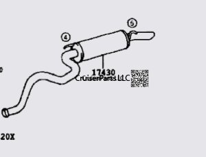 Exhaust Resonator and Tailpipe 98-07