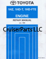 1HZ 1HD-T 1HDT-FTE Engine Repair Manual 1998-Newer