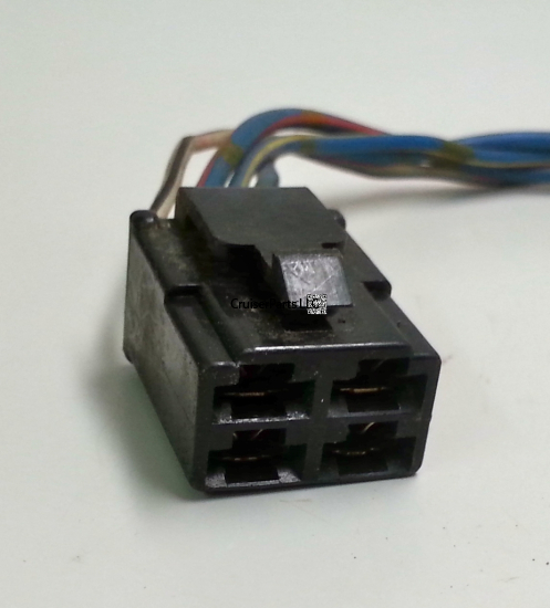 4 Prong Square Block Connector Male Side