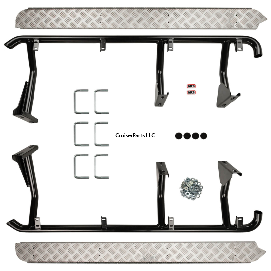 FJ60 FJ62 Rock Slider Steps DELUXE PROTECTION STEP ARB