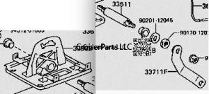 Shift Lever Base Plate Assembly for 88-90 62 Series Cruisers