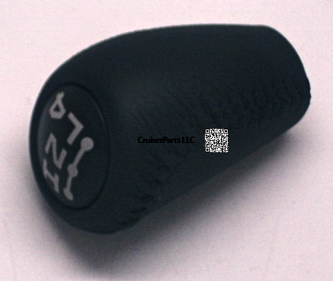 Transfer Shift Lever Knob Black Leather 91-07
