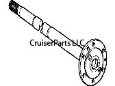 Rear Left Axle Shaft - Full Float 1990-1997 80 Series