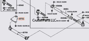 Steering Stabilizer Bracket 80 Series