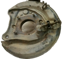 Left Rear Axle Backing Plate 1990-1992 HDJ80 Small