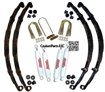 ROUGH COUNTRY 4" SUSPENSION LIFT KIT TOYOTA FJ40 LANDCRUISER 64-