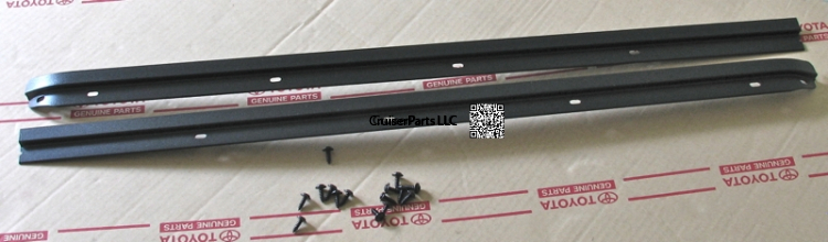 Black Windshield Retainer Channel For FJ40 CJ5 CJ7 Wrangler