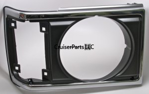 Headlight Door Chrome Left 81-87