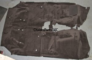 FJ80 Front And Center Carpet for 1991-1997 80 Series Cruisers