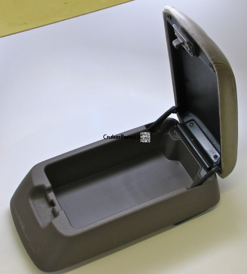 Raised Lid Leather Center Console Top Compartment 80 Series