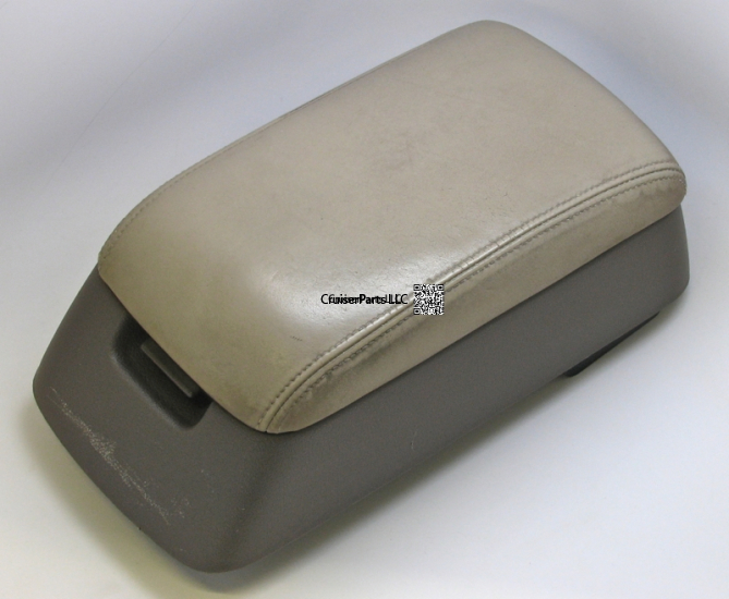 Raised Lid Leather Center Console Top Compartment 80 Series