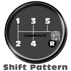 Modal Additional Images for 5 Speed Shifter Knob Black Vintage Type H55F Round Knob