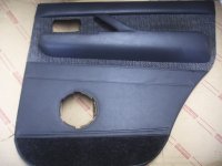 Right Rear Door Panel in Grey/Blue 91-92