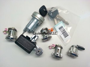 Lock Cylinder Set for 70 Series Land Cruisers [69005-60381-C0