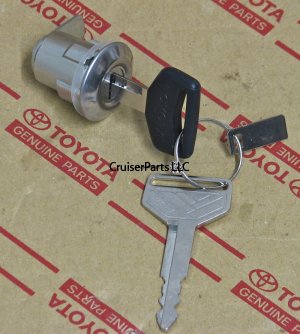 Fuel Filler Lid Lock Cylinder And Key 1979-1984 FJ40