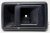 Front Left Door Inner Handle Bezel for 90-97 80 Series, Gray