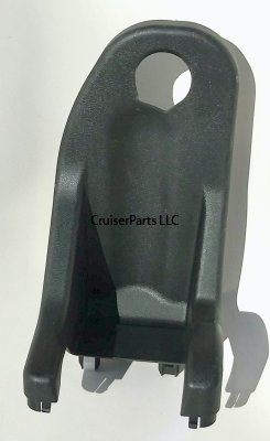 2nd Row Seat Cushion Hinge Cover No.2 200 Series, Black [71691