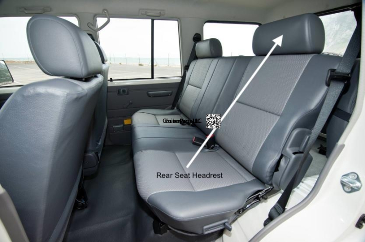 Rear Seat Headrest HZJ76 2007-Current