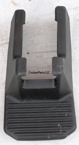 Front Left Seat Rear Outer Seat Track Cover, Black