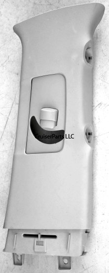 Upper Right B Pillar Garnish W/ Seat Belt Adjuster Cover, Gray