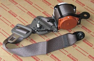 Front Seat Belt Oak/Ivory RH Side 70 Series 85-09