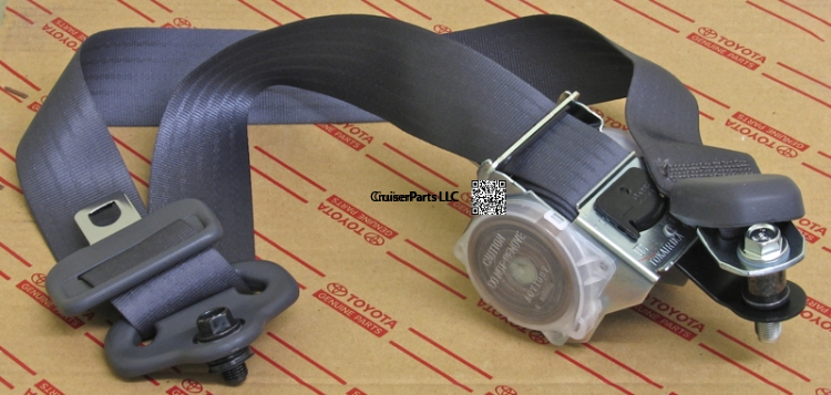 Front Left Seat Belt Grey for 1993-1994 80 series
