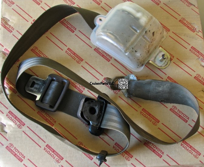 Front Seat Belt Left Grey for 81-90 60 and 62 Series