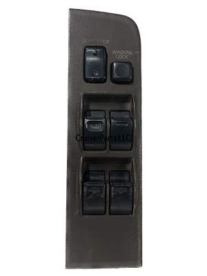 (image for) Front Left Power Window Switch Bezel 91-94 BROWN