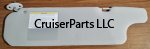 Left Sun Visor for 07-Current 70 Series Gray