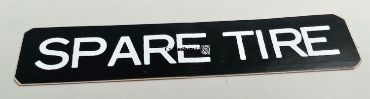 Spare Tire Decal for 84 to Now 70-Series