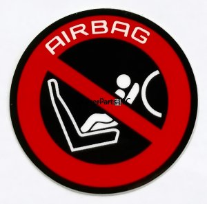 Passenger Air Bag Caution Decal