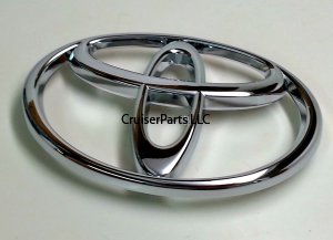 Chrome Radiator Grille Emblem 1995-2002