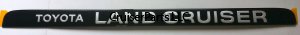 Rear Upper Hatch Emblem 91-97 Silver Letters