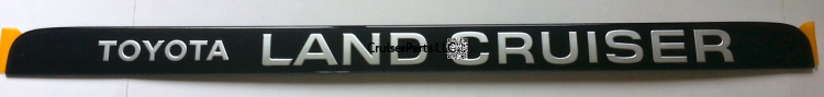 Rear Upper Hatch Emblem 91-97 Silver Letters
