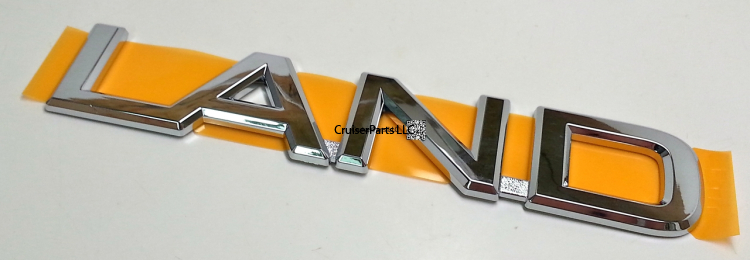 Back Door Name Plate No. 3 "LAND" 98-02