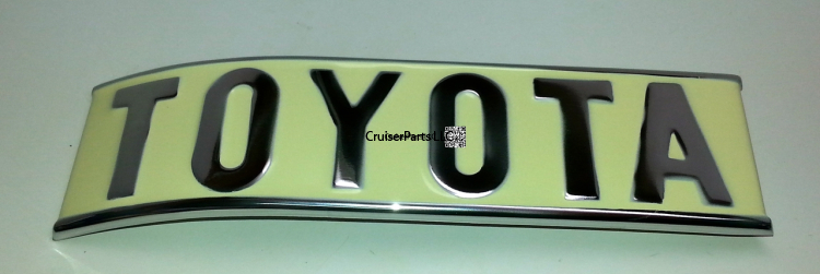 Rear Quarter Panel Toyota emblem Early to 12/74 FJ40