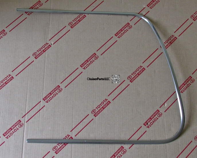 Left Quarter Window Outside Rear Moulding 81-90
