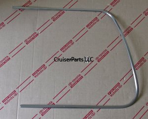 Left Quarter Window Outside Rear Moulding 81-90