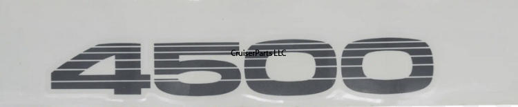 Rear Right Quarter 4500 Decal for Non US 93-06 80 Series