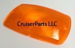 Front Turn Signal Lens Amber 69-74