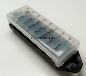 Fuse Block 9/71-9/77 FJ40 FJ45 FJ55 Series Land Cruiser