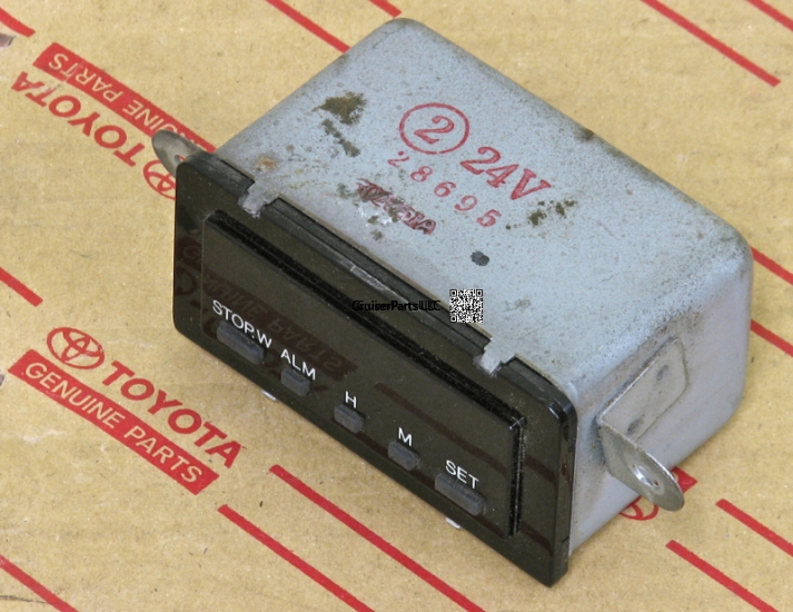 Digital Dash Clock HJ60 HJ61 Series 24V - Used [83910-90A12 -U